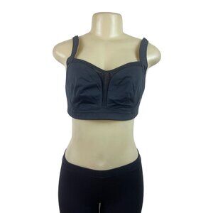 Lululemon Black Underwire Longline Bra With Adjustable Straps Szize 38C